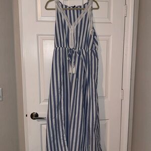Blue and white Vacay Dress